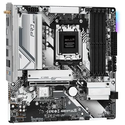 Compatibilità Scheda madre Fit For ASROCK DDR5 A620M PRO RS WIFI AM5 A620 for Ryzen 5/7/9 7600X 7700X 7800X3D 7950X CPU M.2 Micro ATX 802.11ax Wi-Fi 6E