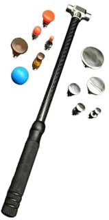 RCGOFOLLOW Karosserie Ausbeulhammer Set für präzise Reparaturen mit rutschfestem Griff für optimalen Komfort und Kontrolle, Gleithammer mit Ausbeulkopf, Ausbeulstift