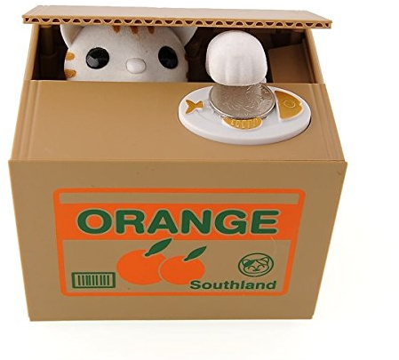 Voguecase Elektrisches Sparbüchse Sparschwein, Panda Piggy Bank in der Kiste Münzen Euro Spardose elektronische Pfötchen, Box Geldbeutel mit Fall