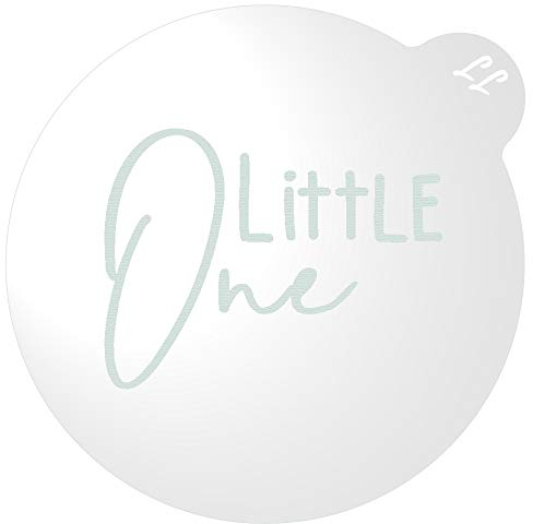 LissieLou Little One Cookie Embosser Baby Shower or Gender Reveal Icing Fondant Stamp - Clear