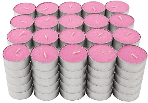 Velas de Té Aromáticas Velas perfumadas - Explosión Floral Pack 100 Velas