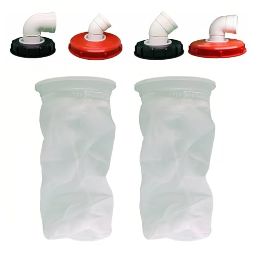 OrangeClub IBC Ersatzfilter Nylon Filter 2pc DN75 Breather Tonnen Fass Kunststoffabdeckung für Filterset IBC Regenwassertank