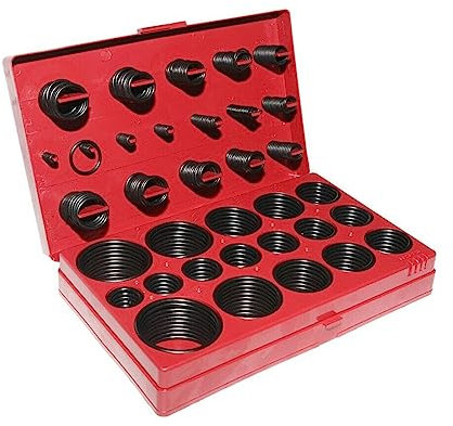Kovalmax® Kit guarnizioni o-ring metrici set 419 pz anelli elastici assortiti in valigetta