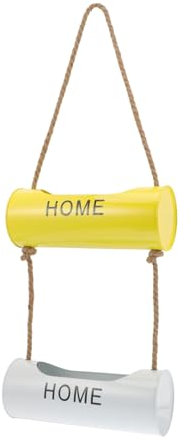 BESPORTBLE Vasi Appesi Decorativi Ferro Fioriera Doppio Per Piante Da Per e Balconi Design Unico e Creativo Attrezzo Pratico e Duraturo Per La Casa