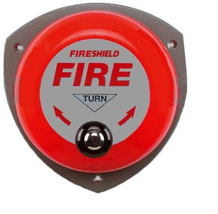Rotary Fire Alarm Bell - Ideal For Construcion/Building Sites, Caravan Parks & Remote Areas - FireShield