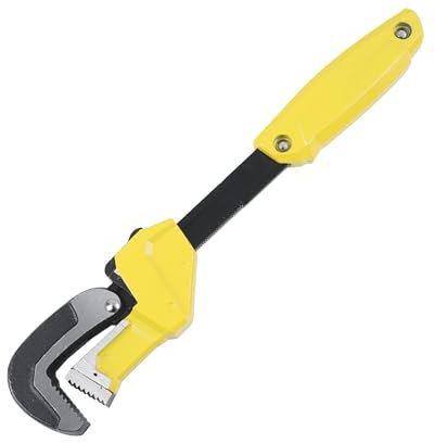 310mm Rohrzange Einhandrohrzange, Stillson-Rohrzange mit Große Spannweite 80mm, Verstellbarer Wasserpumpenzange Rohrreparaturwerkzeuge für den Profi und Heimwerker
