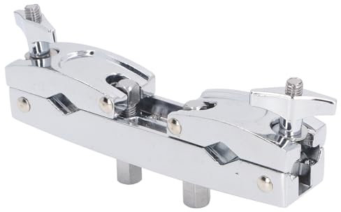 Beckenständer-Mehrfachklemme, Verstellbarer Schnellwechsel-Halter, für die Trommelmontage von Percussion-Zubehör mit Legierungsmaterial