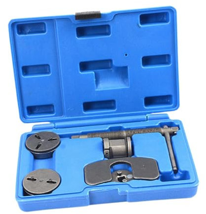 Okiyakusama Adaptador de pistón de Freno Ajustable, Herramienta de compresor de Retroceso de pistón de Freno, Herramientas de Freno, con Caja de Almacenamiento