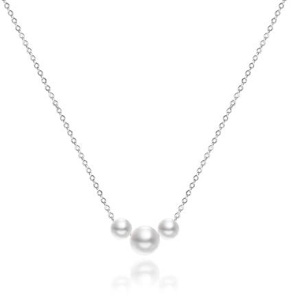 ALEXCRAFT Gold Ketten Blume Zirkonia Anhänger Halskette für Damen Frauen | Zirkonia Halskette Blume Perlen Anhänger Stapelbare Schlüsselbeinkette Damen Frau Einzelne Halsketten Kette Schmuckgeschenke