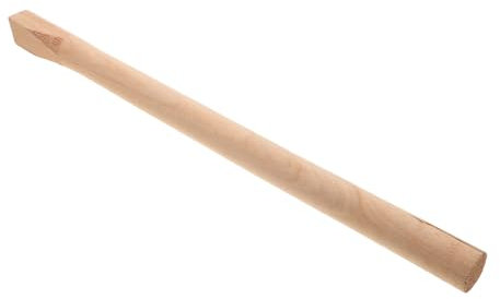 INOOMP Mango de Pala de Madera Ergonómico y Antideslizante para Herramientas Manuales Agrícolas Jardín, Repuesto Marrón para Azadas y Martillos
