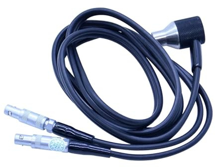 Misuratore di spessore digitale, Spessimetro, Sonda Ultrasonica Digitale Per Trasduttore Cavo GM100 Diametro 10mm/5MHz 6mm/5MHz(6mm-5MHz)