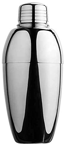 BinOxy Shaker Cocktail Beber Shaker Cocktail Shaker Set by Bartending Kit de Acero Inoxidable Coctelera de cóctel con colador de Bebidas Incorporado, MEDICIÓN Jigger Kit Coctelera (Color : A)