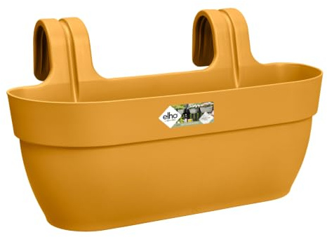 elho Vibia Campana Easy Hanger Large Pflanztöpfe - Honig Gelb | L 24.1 x B 46 x H 26.5 cm | Für den Außenbereich geeignet