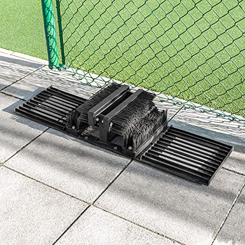 Raspador de Botas - Enchufe con Rejilla | Cepillo Duros y Duraderos | Limpiador de Zapatos para Exteriores Clubes Deportivos, Centros de Ocio, Almacenes y Más