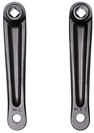 Myccymt Bike Crank Arm 170mm Diamond Hole Crank Arm for Electric,Folding,Hybrid,Mountain,Road Bicycle