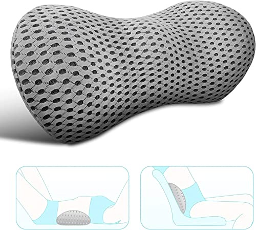 Coussin lombaire pour voiture, chaise de bureau, lit, canapé,support lombaire viscoélastique soulage les douleurs au dos, ergonomique,dossier lombaire orthopédique avec mousse à mémoire de forme