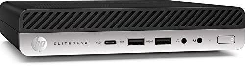 HP EliteDesk 800 G3 PC Mini Computer Desktop Intel i5-6400T Ram 8GB DDR4 SSD 240GB Display Port USB 3.2 Windows 11 Pro (Ricondizionato)