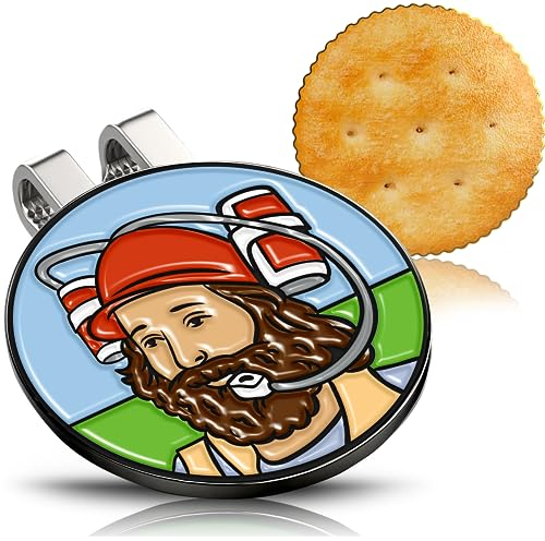Gilmore Cracker Golfball-Marker und magnetischer Hutclip, plus Bonus Drunk Caddy Golfball-Marker – Spaß, einzigartig und unverzichtbares Golfzubehör, Geschenke, um Lachen und Aufregung in jede Runde
