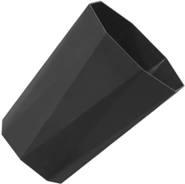 DSOUWEH Papelera Eficiente Asequible Respetuoso con el medio - Imprescindible para cada hogar Cubo de basura doméstico Cubos de basura de plástico Papelera, negro, L