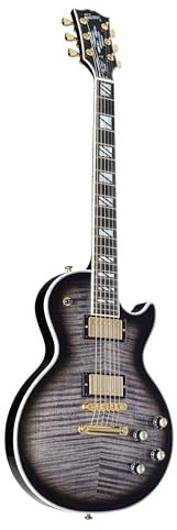 Les Paul Trans Ebony Burst - Single Cut Electric Guitar