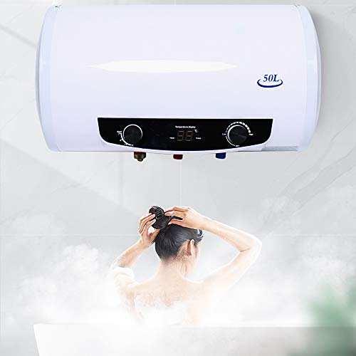 HarBin-Star 50L Scaldabagno Elettronico Istantaneo, 2KW 220 V, Senza Serbatoio, Resistente alla Pressione, Scaldacqua Elettrico Lstantaneo, per Bagno, Cucina, Lavaggio