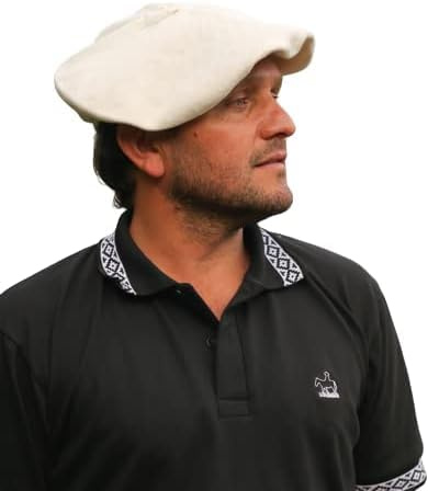 Sor pampa grill Boina tradicional gaucha. Tejida a mano con hilo de algodón. Diseño fabricado en Argentina