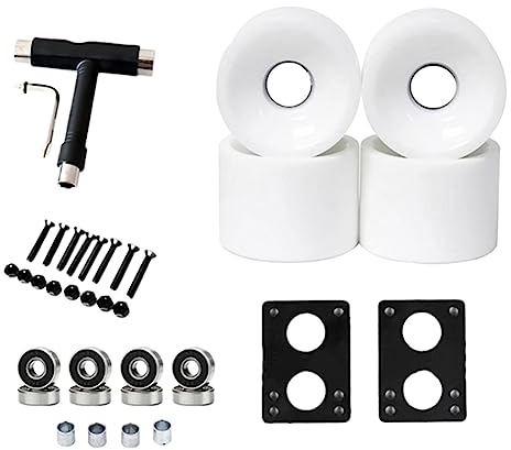 iFutniew 80A Skateboard- mit Lagern Longboard PU- Cruiser- Street Upgrade,