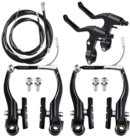 Fahrradbremsen-Set – Rennrad- -Set, Fahrrad-Bremssättel-Set | E-Bikes- -Set, Kinderfahrrad- -Set, Fahrrad-Vorder-Hinterrad-, Hitzebeständige Fahrrad-V-, Fahrrad