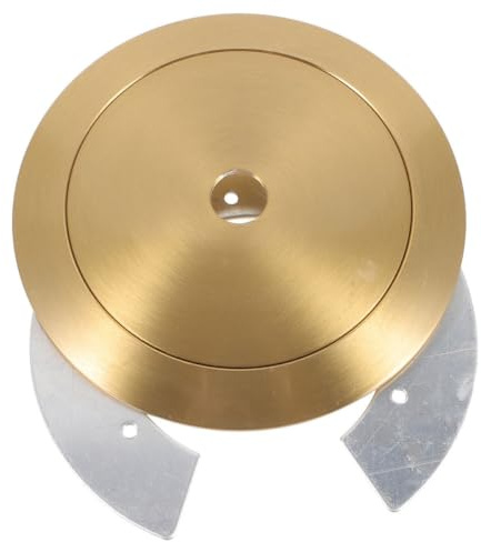 MOLUCKFU Messing Lampenfassungsring Goldener Lampenschirmring Elegant und Praktisch für Büro und Gewerbeumgebungen