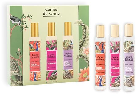 Corine de Farme Coffret Monosenteurs Floral 3x30ml Musc Fleur Framboise