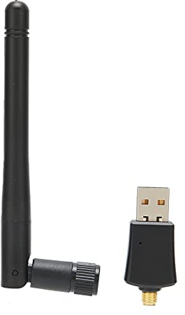 Adaptador WiFi USB inalámbrico de 600M Receptor de Red de Alta Velocidad 2.4G 5G de Doble Banda con Antena para Linux OS X Material ABS Compacto y liviano