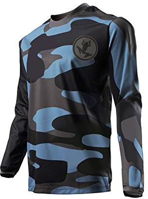 UGLY FROG Bike Wear Designs Element MX Jersey Shocker Schwarz Weiß Motocross Downhill Jersey Enduro Cross Motorrad MTB Kurz/Langarm Herren Bekleidung DEHerDownFT06