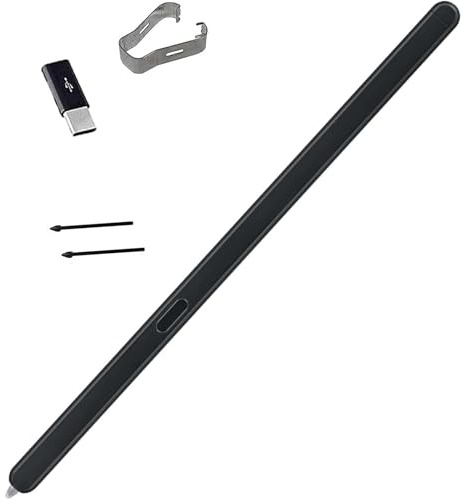 Z Fold 6/5 S Pen Slim S Pen for Samsung Galaxy Z fold 6/5 SPen Fold Edition Fold 5 EJ-PF946BBEGUS Stylus Pen + Tips/Nibs + Type-C Convertor (Black)