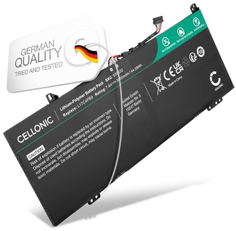 CELLONIC Akku kompatibel mit Lenovo Air 14, Flex 6-14, 6-14ARR, 5B10Q16066 | (5800mAh-7.6V-Lithium-Polymer) für Lenovo 530S-14IKB-Type 81EU-81EU00EXHH, Flex 6-14IKB, FLEX-14API 81SS, IdeaPad 530s-14