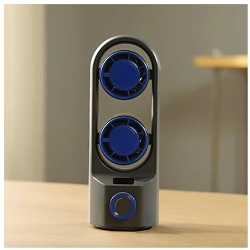 HJXBD888 USB Desk Fan Stepless Speed, 9 Inch Fan Small Office Fan 90°Rotate Small Fan for Better Cooling，Home Office,Grey