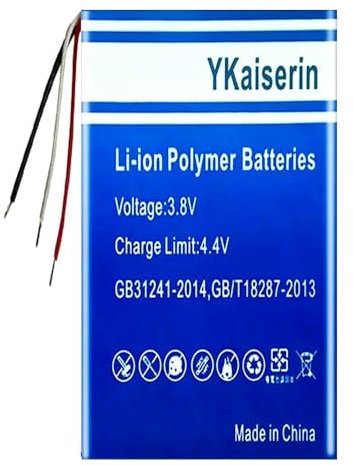 300mAh Super Capacity in - Ear Headphones Battery Compatible for Sennheiser CX 7.00BT, BA 170 AHB471233PST Momentum in-Ear Headset Long-Lasting BA170(AHB471233PST),with Full Tool Kits