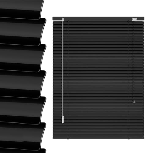 Tende Veneziana In Alluminio Senza Forare su Misura 60cm 70cm 80cm 100cm 115cm 120cm Veneziane da Interno Finestre Oscurante Orizzontali Privacy Protezione Persiane per Ufficio Bagno Camera da Letto(B