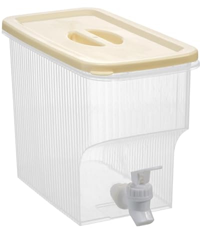 Lnhgh Distributori Di Bevande Ghiacciate - Fontana per Tè, Acqua e Rinfreschi, Grande Capacità 3,9L Trasparente Portatile per Cocktail Ghiaccio Limonata Servizio Esterno Casa