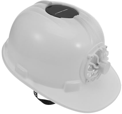 BUGUUYO Casco de Seguridad para Obra con Ventilador Solar Integrado Ventilación Transpirable y Protección UV Casco Resistente para Trabajos Exteriores y Construcción para Hombres y