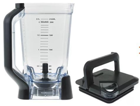 Makzib Replacement Jug 2.1L with lid for Ninja Food Processor BN750, BN800UK. 2.1LContainer for Ninja Blender Pitcher, Blender Jug Replacement for Ninja Food Processor