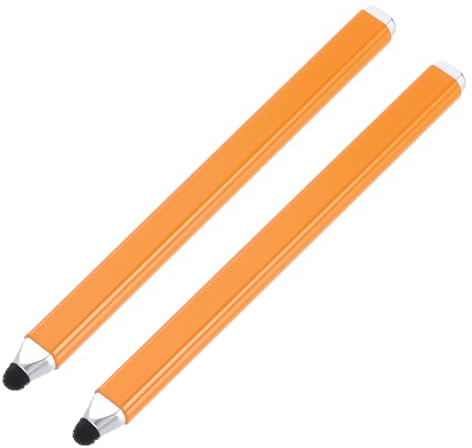 PATIKIL 2Pcs Stylus Pens for Touch Screen, High Sensitivity Universal Pen Capacitive Digital Pens Touchscreen Stylus for Phone Tablets Laptop Touch Screen Devices, Light Yellow