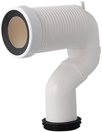 drburpily Flangia di scarico per WC, connettore di scarico ricambio, flangia ricambio realizzata in PP, riparazione vasche da bagno, lavandini, orinatoi, Tipo B, 35 cm