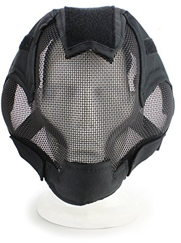 SUNRIS Militaire Airsoft Paintball Masques Tactiques en Acier Mesh Full Masque pour l'armée Outdoor Accessoires de Paintball