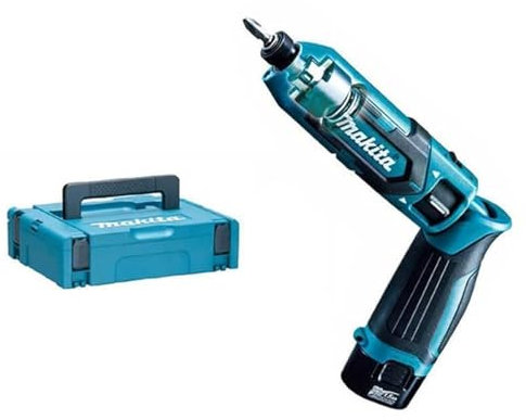 Makita TD022DSJ Schraubendreher mit Schlagschrauber, 7,2 V (2 x 1,5 Ah) im Makpac