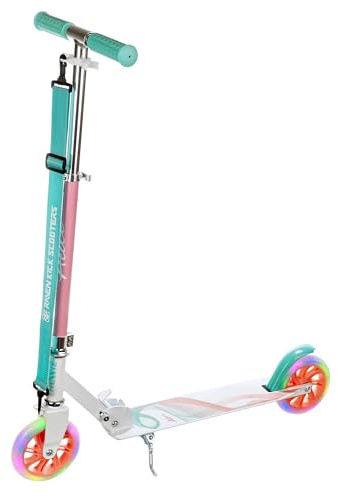 RAVEN Scooter Roller Tretroller Kickscooter für Kinder | klappbar | höhenverstellbar | Tragegurt