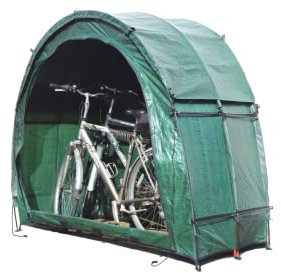 Cave Innovations TidyTent TRIO Triple Arch Extra Strong Outdoor Storage Tent | Outdoor Waterproof Heavy Duty Modular Zip Together Shed Tent For Bikes, etc - 4 Season Bike Outside Rain Covers