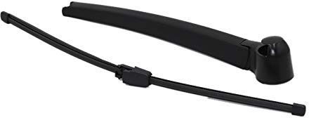 HBZYD Heckscheibe Scheibenwischer Arm & Blatt,Passt für Polo MK4 MK5 Hatchback 6N2 9N1 9N3 9N 1999-2009 Hinten Wischerarm Scheibenwischer Set