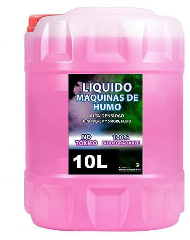 PLANTAWA Líquido Máquina de Humo Alta Densidad 10L | Efecto Niebla Densa y Duradera | Fluido Compatible con Todas las Máquinas de Humo | Ideal para Fiestas, Eventos y Escenarios
