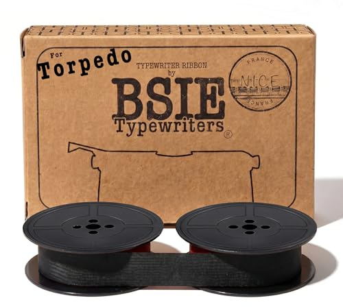 BSIE Typewriters – Princess Schreibmaschinen-Farbband Schwarz – Passend für Princess 100, 200, 300, Elektrik, De Luxe – GR1 / DIN 2103 / DIN 32755 – Getestet in Nizza, Frankreich