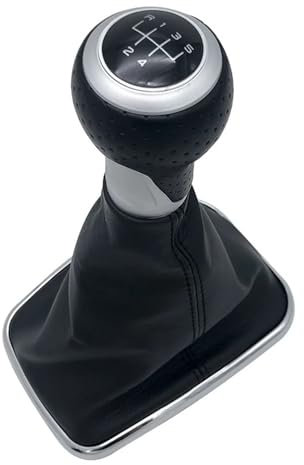 Toiumops Schaltknauf Schaltsack für VW Golf 4 MK4 GTI R32 Bora 1999–2005, 5/6-Gang-Schaltgetriebe, 12 mm Schaltknauf, Manschettenmanschette